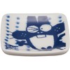 Fujio Akatsuka 904506 Bakabon Nyarome Petite Square Plate, 2.2 inches