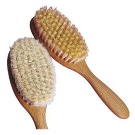 Toddler hair Brush- Pig- Green Baby