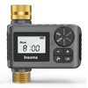Sprinkler Timer with Brass Inlet and Outlet, Programmable Water Timer