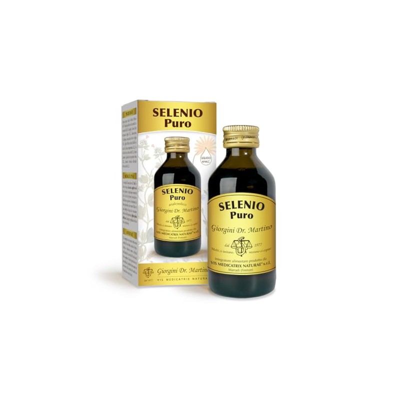 Integratore SELENIO PURO liquido analcolico - 100 ml (dosi per