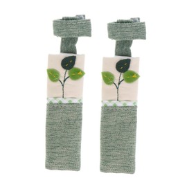 Tofficu Refrigerator Door Handle Covers Fridge Removal Protection Case Soft Fabric for Easy Cleaning