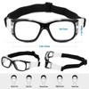 SAWUTPV Football Basketball Glasses for Outdoor Anti-Fog Protective Glasses Sports
