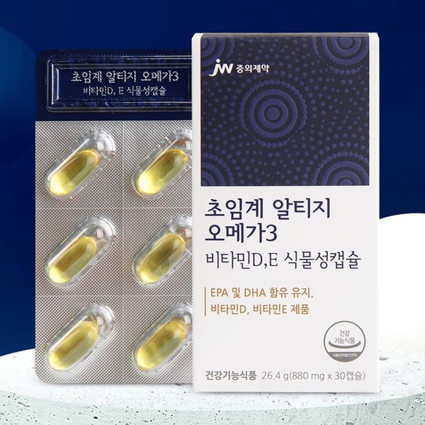 Joongwae Pharmaceutical Supercritical RTG Omega 3 90 Capsules / 중외제약