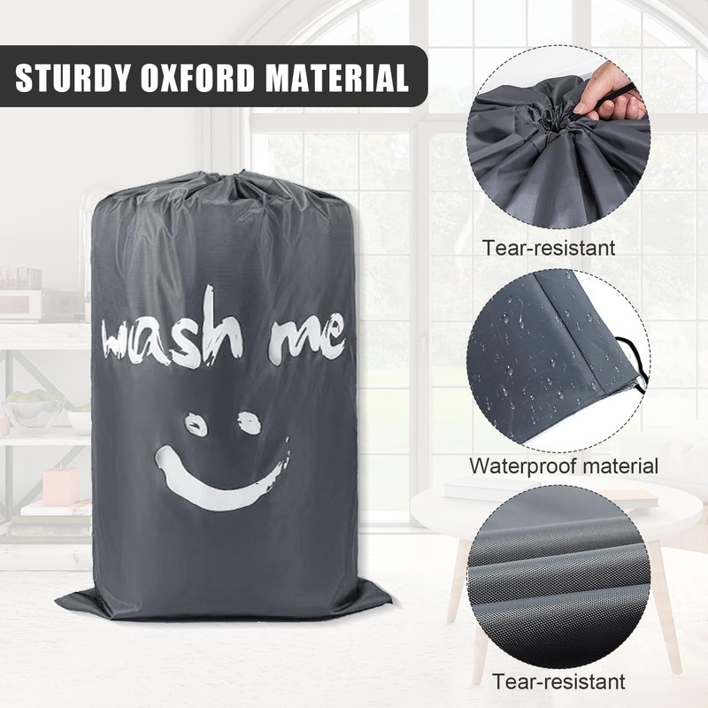 Laundry Bag, Easy to Carry, Large Capacity, Suitable for Travel,