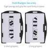 Pawfly 2 Card ID Badge Holder 2 Sided Black Rigid