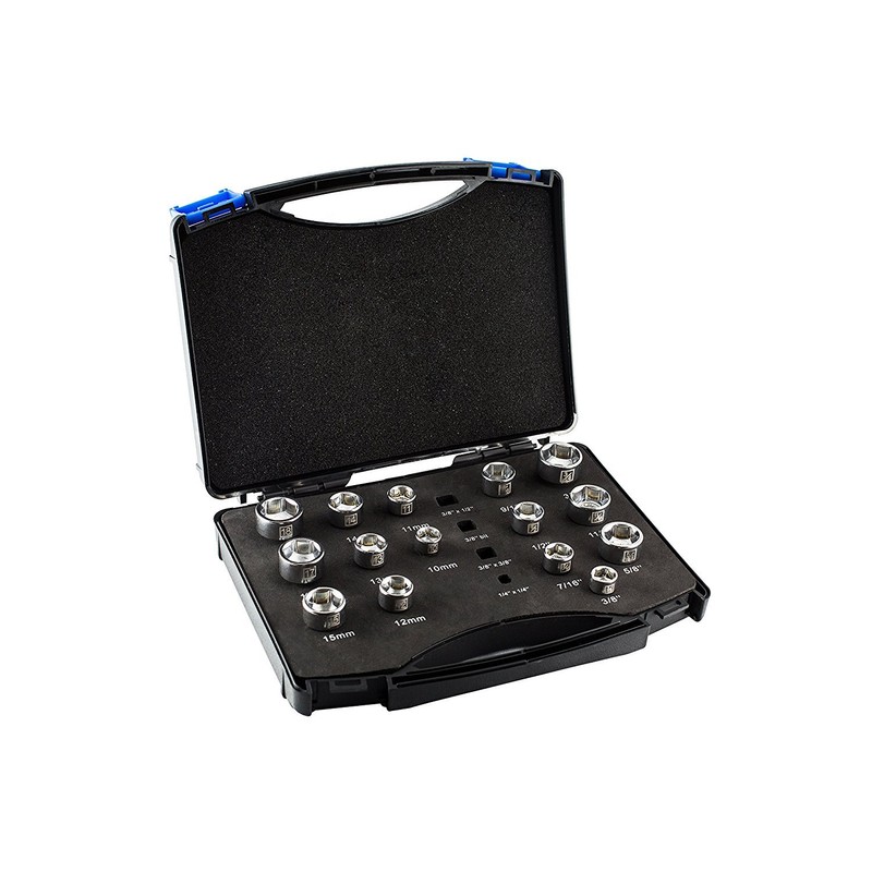 Original TITE-REACH 3/8” Drive Low Profile Socket Set, Magnetic Inserts,