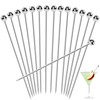 20 Pieces Metal Cocktail Picks for Drinks Martini Picks Cocktail
