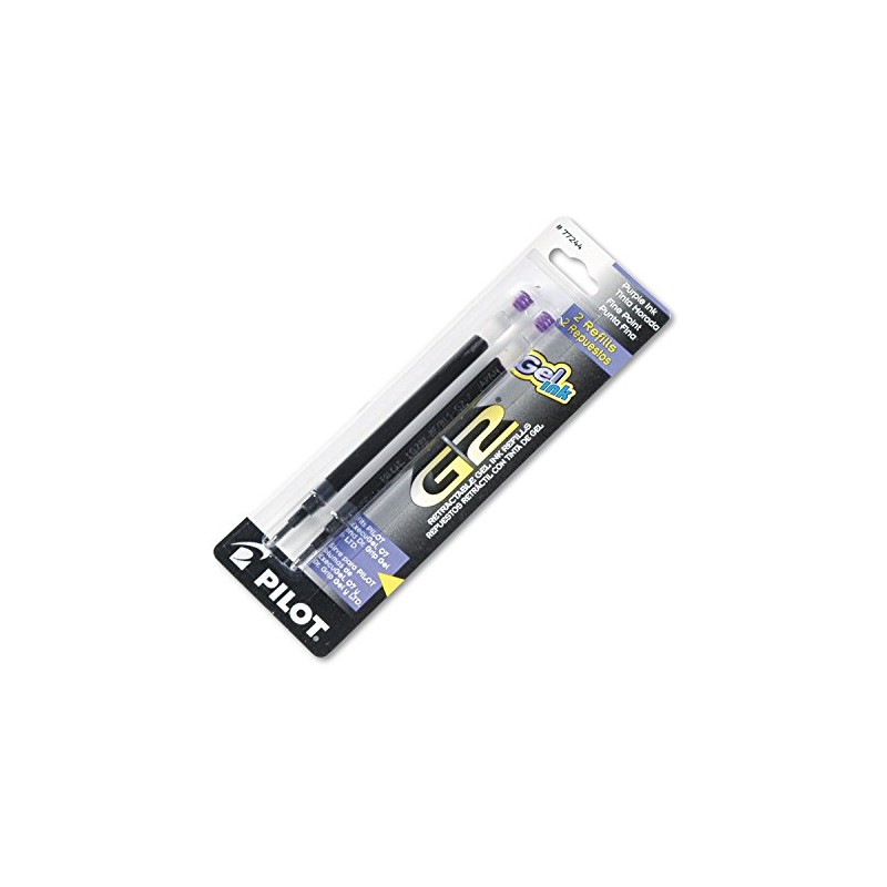 Pilot, G2 Gel Ink Refills, Fine Point 0.7 mm, Purple,