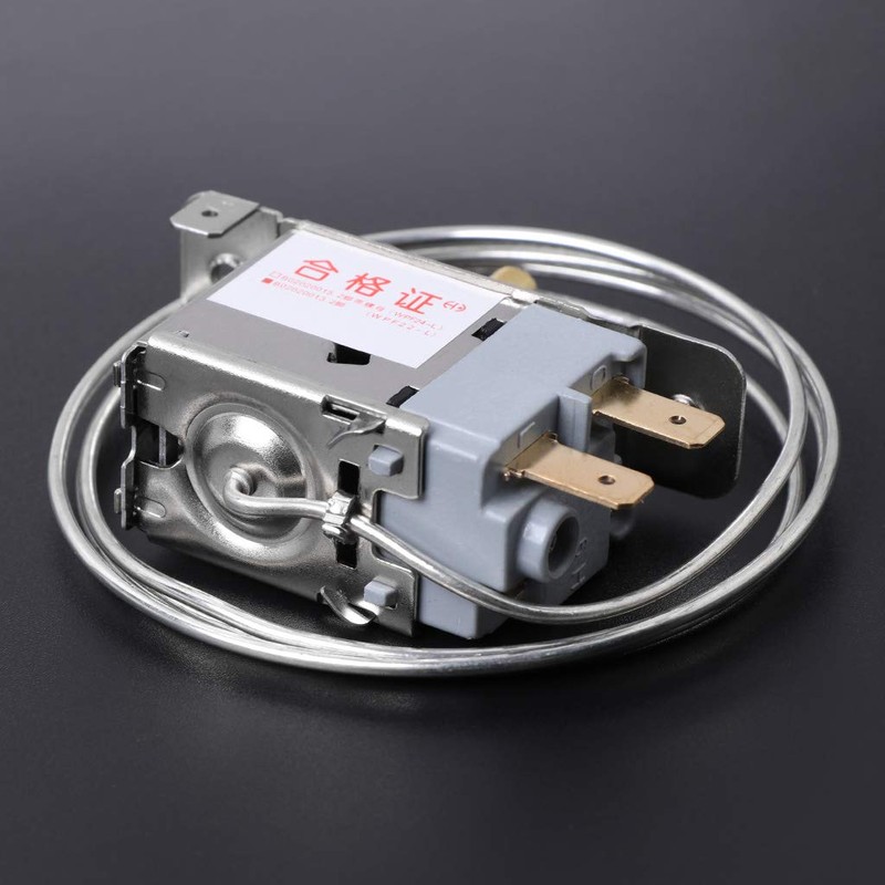 Ocobudbxw Temperature Controller New WPF22-L 2Pin Refrigerator Thermostat Household Metal