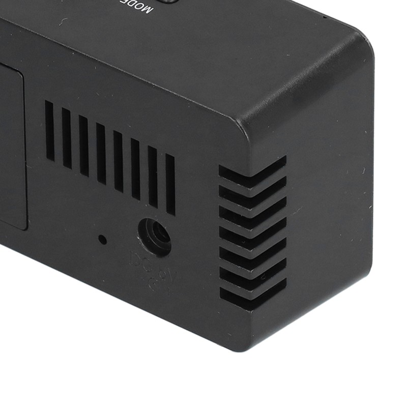 LED Mirror Alarm Clock Rectangular Digital Clock with Temperature Display