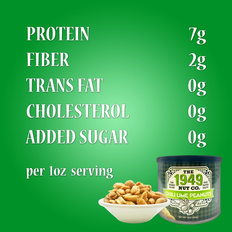 The 1949 Nut Co. Chili Lime Peanuts, 10 OZ