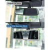 JOYTUTUS Rear View Mirror, Universal 11.81 Inch Panoramic Rearview Accessories