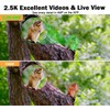 Zonkasion 4G LTE Cellular Trail Cameras 2.5K Video with Live