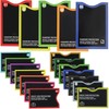 LotFancy RFID Blocking Sleeves, Set with Color Coding (19 Pack,