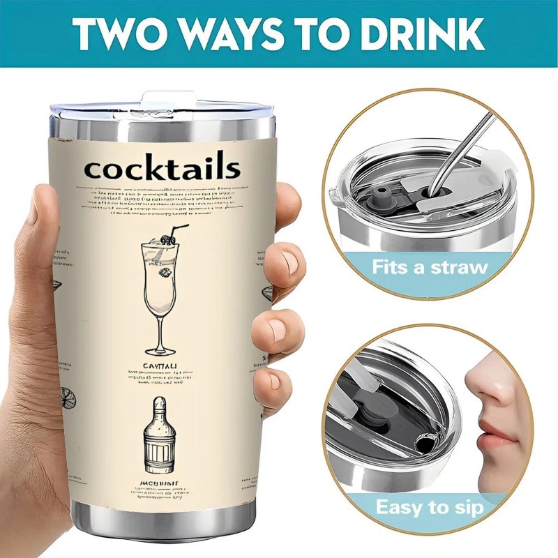 Sample Order Available for 20oz Double Silver Side Tumblercapacity: 20