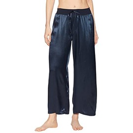 PJ Harlow Womens Jolie Capri Pajama Bottom, Navy Blue, Small US
