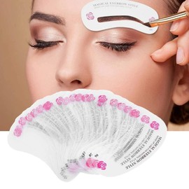 Eyebrow Stencils Eyeliner Stencil Eyeliner Template Plate Matte PVC Material Professional Multifunction (24 Pieces Eyeliner Stencils)