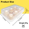 Egg Holder Camping, Egg Holder for Fridge, Portable Egg Tray