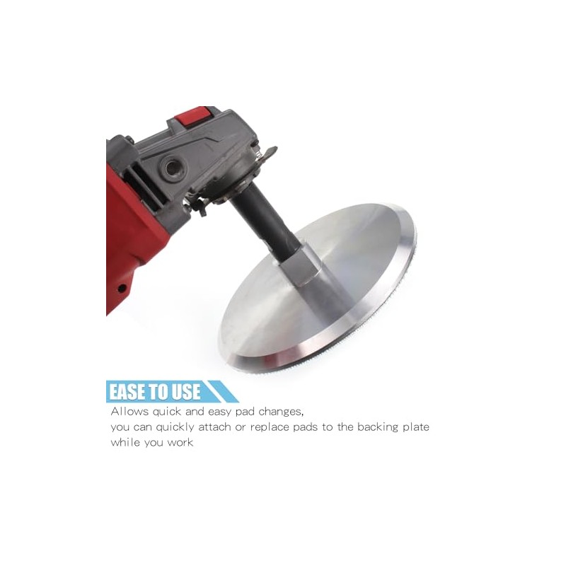 5/8-11 Thread 6 Inch Aluminum Backer Pad Set for Precision