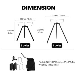 Fire-Maple Oar Stove Stand-Universal, Adjustable, Compact Tripod for Backpacking Stoves-Integrated Furnace Support-Ideal for Greenpeak 1/2 and Polaris Upright Stove