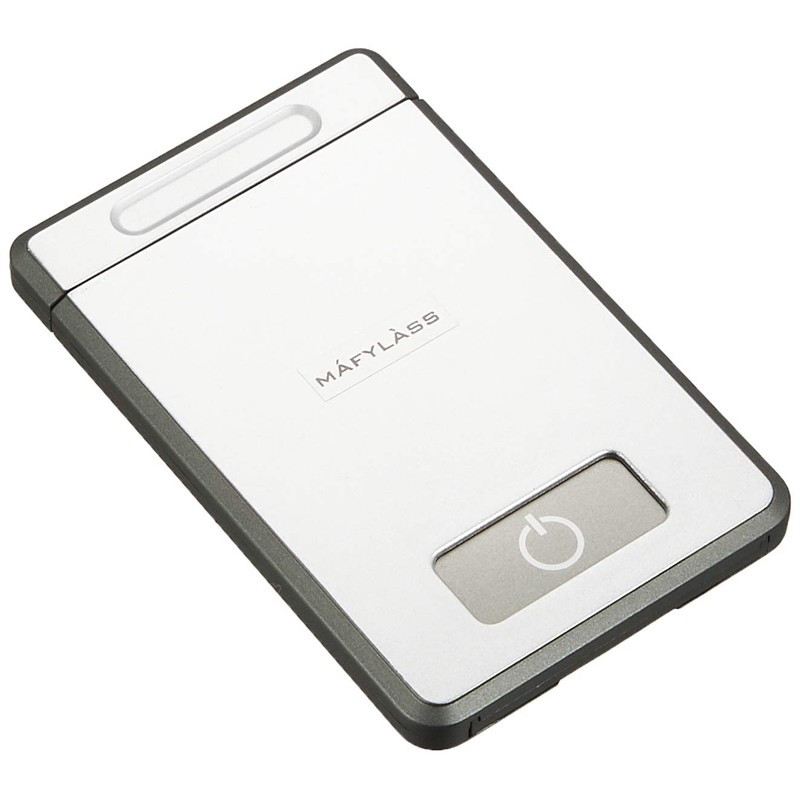 kontec MAFYLASS Portable Series Pocket Magnifier Card (Silver/Gray) with LED