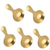 5Pcs Short Spoon Stainless Steel Ice Cream Scoop Tea Dessert