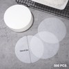 Burger Paper Round Parchment Paper 15 cm Non-Stick Paper for