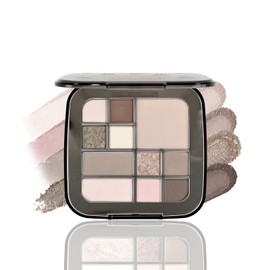 HOJO WOO Eyeshadow Palette, Multi Colors, Makeup Palette, Matte & Shimmer, Natural Colors, Easy to Gradation, For Beginners, Daily Makeup 02#, Brown Gold