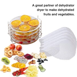 LadayPoa 10Pcs 7 inch Reusable Round Silicone Steamer Liners Non-stick Silicone Steamer Mesh Mat Pad Dim Sum Mesh for Home Kitchen or Restaurant