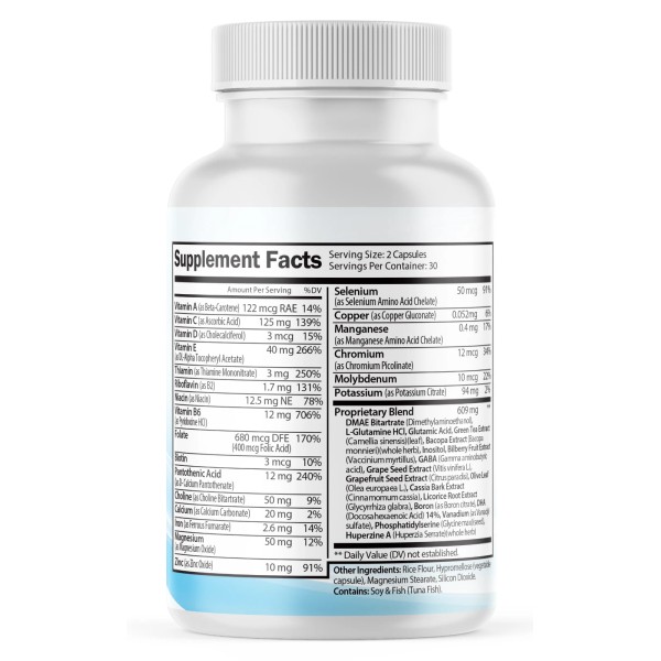 PUREFIGH4U Neuro Calm Cognitive Support for Mental Clarity & Focus