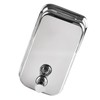 WOONEKY Hand Press Liquid Soap Dispenser Refillable Wall-Mounted Stainless Steel