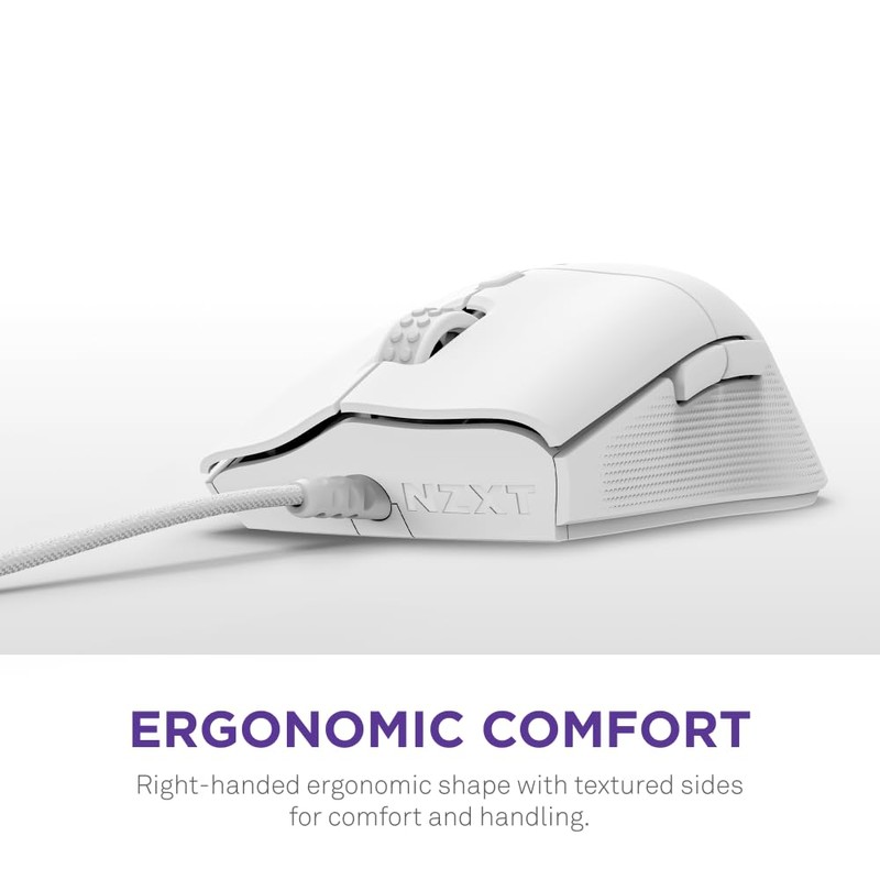 NZXT Lift 2 Ergo | Lightweight Ergonomic Wired Gaming Mouse