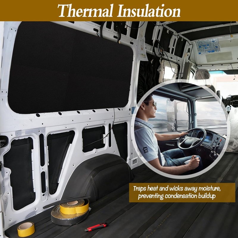 BOUTICOL15.7in x 26.2ft Automotive Camper Van Insulation , 30 MM