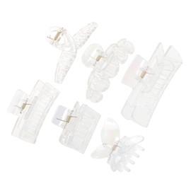 Baluue 6pcs Large Hair Claw Clips for Women Accessories Hair Claw Clip Strong Hold for Thick Curly Straight