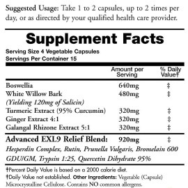 Doctors Nutra InflamEzze Advanced EXL9 -A Natural Alternative Supplement