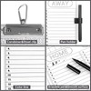 HIGHRAZON Baseball Coaches Clipboard, White Double-Sided Dry Erase Coach Clipboard,
