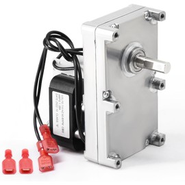 Adviace MF3573 Auger Motor for Magnum Pellet Stove 3500P 3500L Countryside & Magnum Furnace 6500, 4 RPM Clockwise Auger Feed Motor MF3573