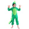 Party City Dinosaur Fighter Cosplay Costume For Kids, Green