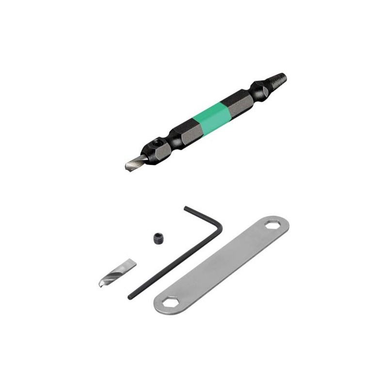 ANEX ANH-365 Stripped Screw Removal Bit, Compatible With M6 to