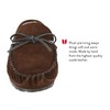 Minnetonka Mens Casey Slipper, Chocolate, Size 12 Double Wide