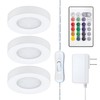 Birch Lighting Under Cabinet LED Puck Lighting Kit with 3