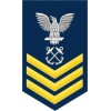 Boatswain's Mate BM 1st Class E-6 Gold 5.5" Rank Sticker / Decal