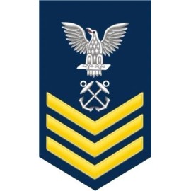 Boatswain's Mate BM 1st Class E-6 Gold 5.5" Rank Sticker / Decal