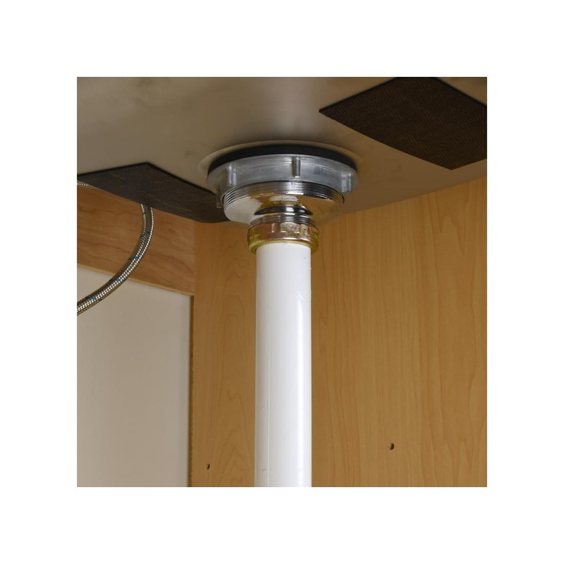 Plumb Pak PP10-4W Sink Tailpiece, 1-1/2 in Dia, Flanged, PVC,