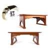 Boram Craft Haejuban Traditional lacquering method wooden tea table dumpling