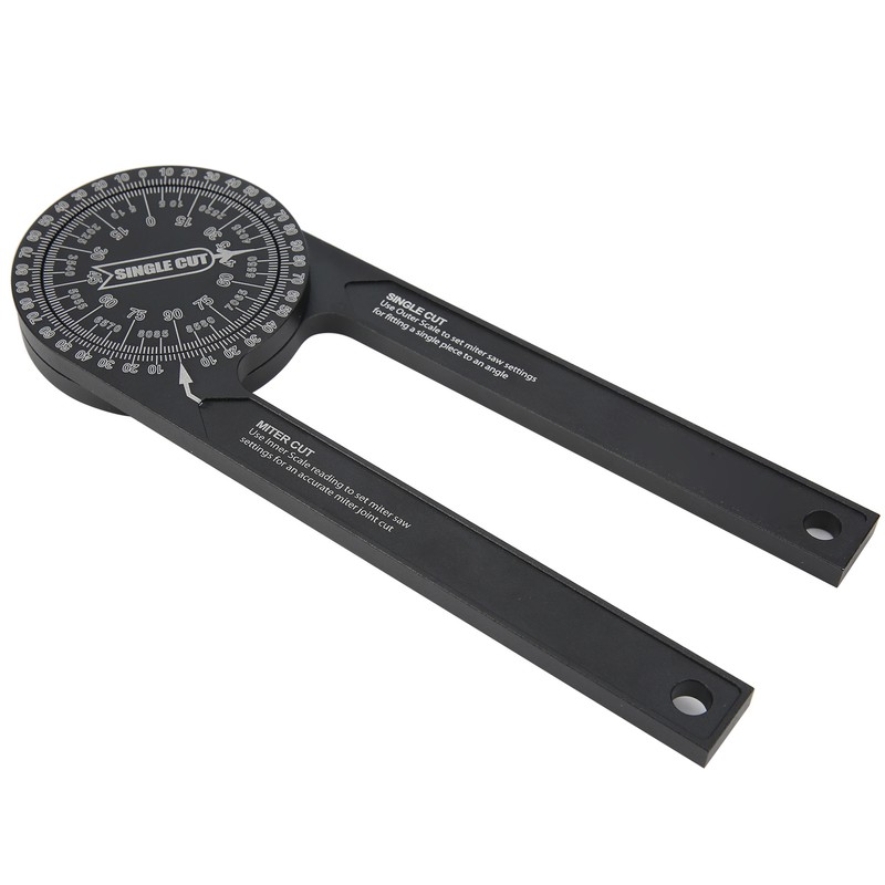 0~360° Woodworking Protractor Aluminium Alloy Angle Finder Angle Measuring Tool