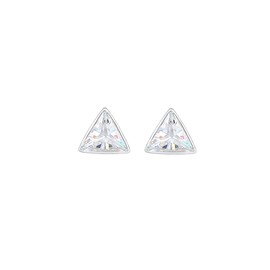 Elli Women's Stud Earrings 925 Sterling Silver Zirconia, Silver, Cubic Zirconia