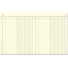 BookFactory Ledger Book/Professional Accounting Ledger/ 4 Column Ledger Notebook Four