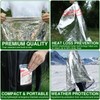 Emergency Blankets for Survival Gear and Equipment x6, Space Blanket,