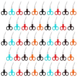 48 Pcs Gauze Scissors for Nurses Medical Small Bandage Scissors Bulk Heavy Duty Safety Mini Gifts for General Use, 4.8 Inches, 5 Colors